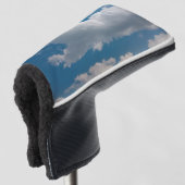 Grote wolk golfheadcover (3/4 voorkant)