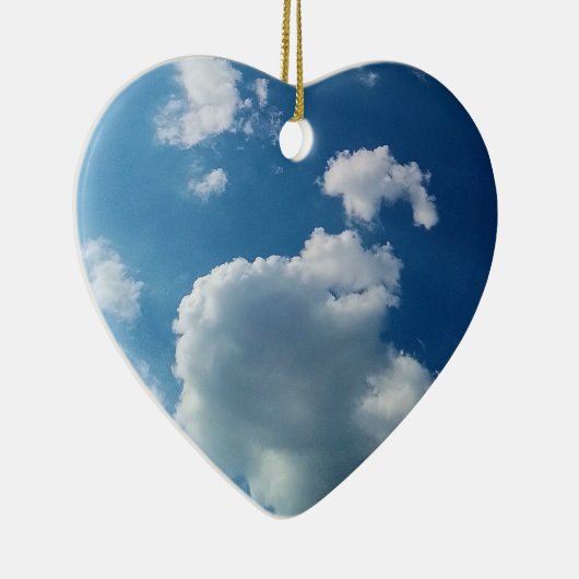 Grote wolk keramisch ornament (Rechts)