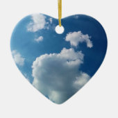 Grote wolk keramisch ornament (Voorkant)
