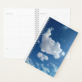 Grote wolk planner
