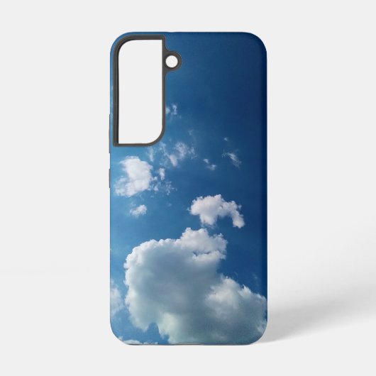Grote wolk samsung galaxy hoesje (Achterkant)