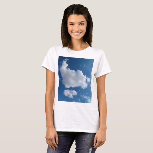 Grote wolk t-shirt (Voorkant volledig)