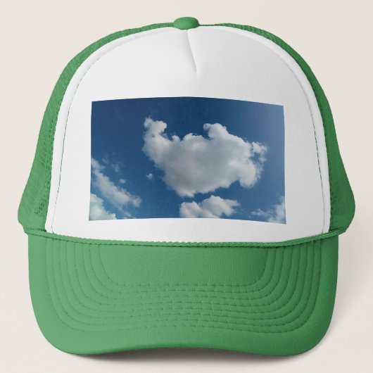 Grote wolk trucker pet (Voorkant)