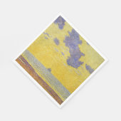 Grote wolken (gele hemel) (elegant landschap) servet (Hoek)