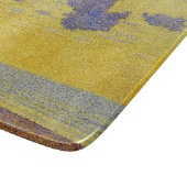 Grote wolken (gele hemel) (elegant landschap) snijplank (Hoek)