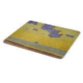 Grote wolken (gele hemel) (elegant landschap) snijplank (Hoek)