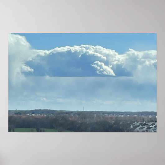 Grote wolkenposter poster (Voorkant)