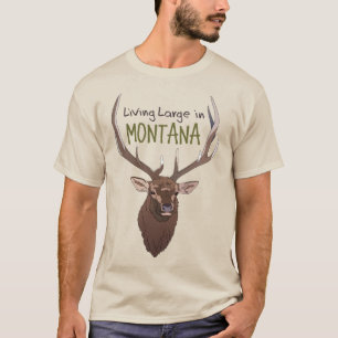 Grote woningen in Montana T-shirt