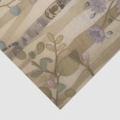 Grote Woodland Forest Critters Bloemen Decoupage Tissuepapier (Detail)