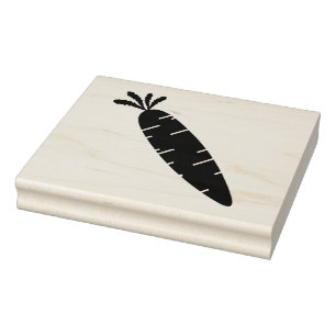 Grote wortel rubberstempel
