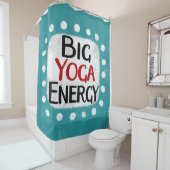 Grote Yoga Energie Douchegordijn (In situ)