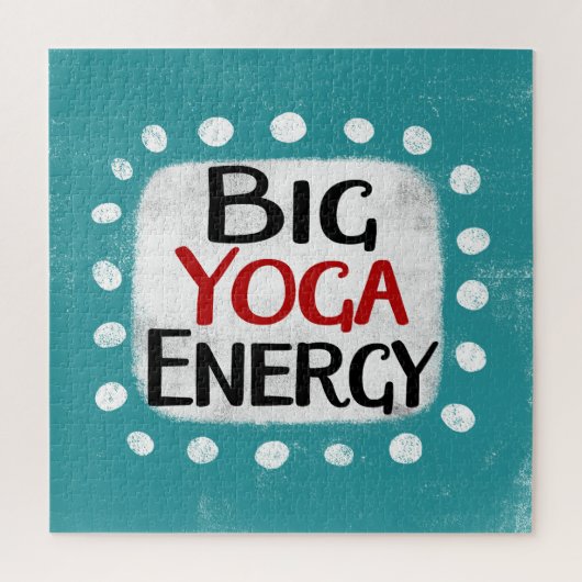 Grote Yoga Energie Jigsaw Puzzel (Verticaal)
