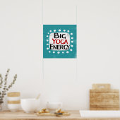 Grote Yoga Energie Poster Wandkunst (Keuken)