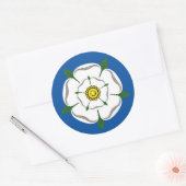Grote Yorkshire White Rose Stickers (Envelop)