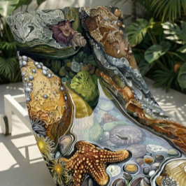 Grote & Zachte Kleurrijke Getijdenschatten Strandl Strandlaken