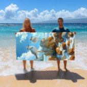 Grote & Zachte Kleurrijke Shorebirds Strandlaken