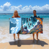 Grote & Zachte Kleurrijke Sonoma Coast Strandlaken