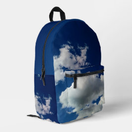 Grote zachte wolk bedrukte rugzak