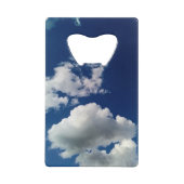 Grote zachte wolk creditkaart flessenopener (Achterkant)