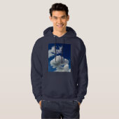 Grote zachte wolk hoodie (Voorkant volledig)