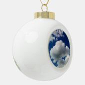 Grote zachte wolk keramische bal ornament (Links)