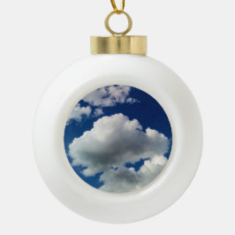 Grote zachte wolk keramische bal ornament