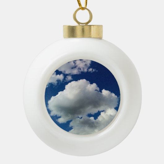 Grote zachte wolk keramische bal ornament (Voorkant)