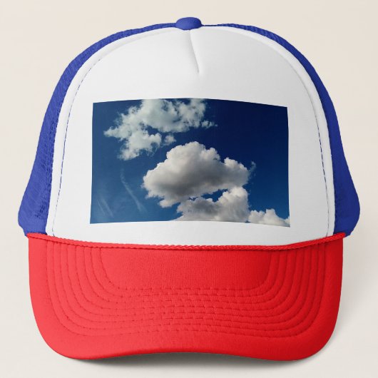 Grote zachte wolk trucker pet (Voorkant)