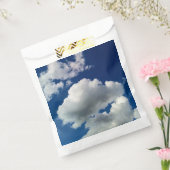 Grote zachte wolken bedankzakje (Gezegeld)