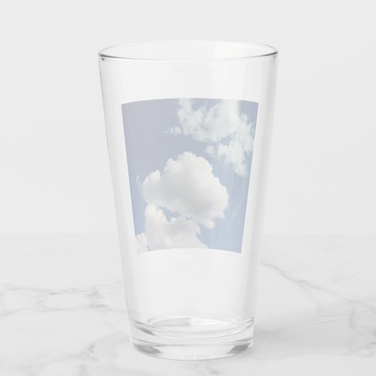 Grote zachte wolken glas (Achterkant)
