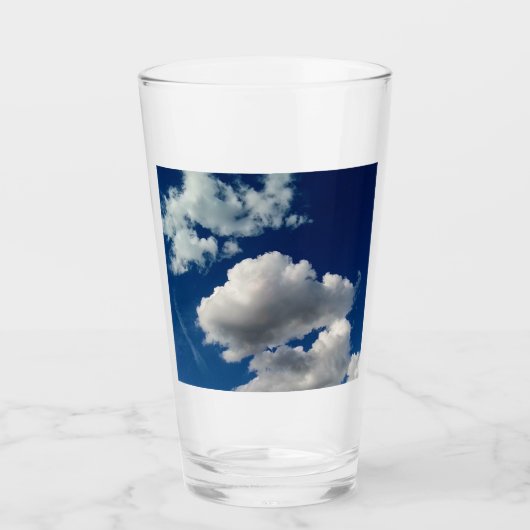 Grote zachte wolken glas (Voorkant)