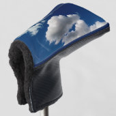 Grote zachte wolken golfheadcover (3/4 voorkant)