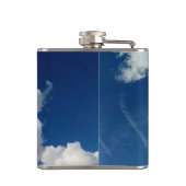 Grote zachte wolken heupfles (Achterkant)