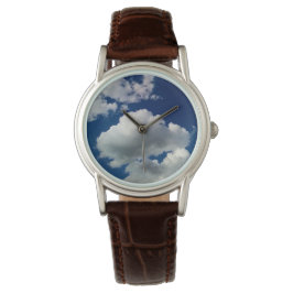 Grote zachte wolken horloge