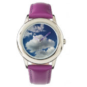 Grote zachte wolken horloge (Voorkant)