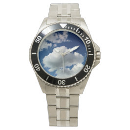 Grote zachte wolken horloge