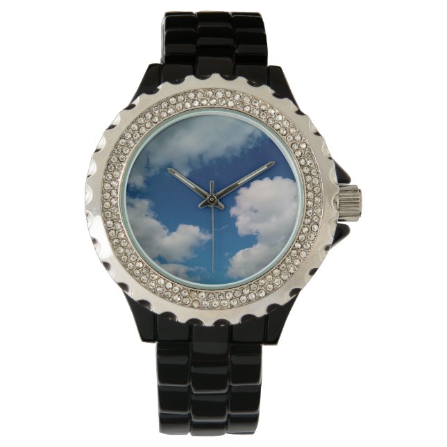Grote zachte wolken horloge (Voorkant)