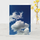 Grote zachte wolken kaart (Gele Bloem)