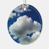 Grote zachte wolken keramisch ornament (Links)