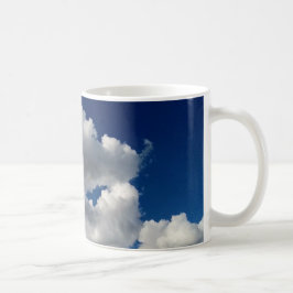 Grote zachte wolken koffiemok