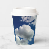 Grote zachte wolken papieren bekers (Achterkant)