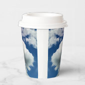 Grote zachte wolken papieren bekers (Rechts)