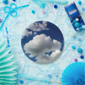 Grote zachte wolken papieren bordje (Feest)