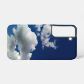 Grote zachte wolken samsung galaxy hoesje (Achterkant horizontaal)