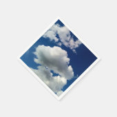 Grote zachte wolken servet (Hoek)