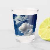 Grote zachte wolken shot glas (Voorkant)