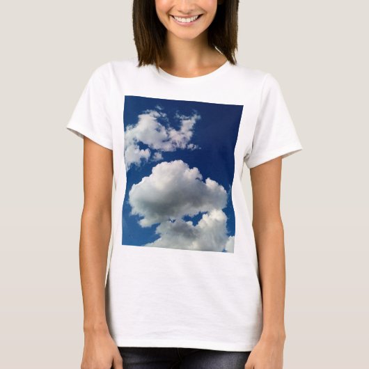 Grote zachte wolken t-shirt (Voorkant)