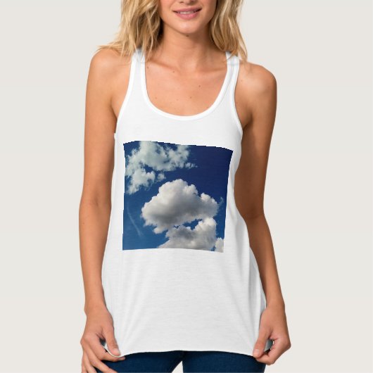 Grote zachte wolken tanktop (Voorkant)