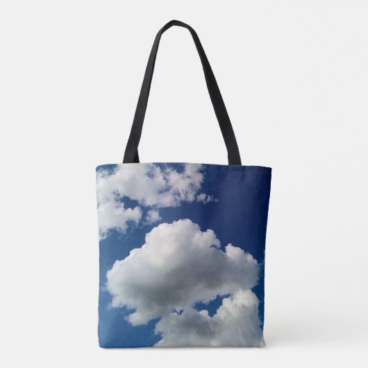 Grote zachte wolken tote bag (Achterkant)