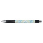 Grote Zag Chevron in Groen en Aqua Pen (Voorkant)